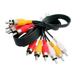 Кабель SmartBuy 3xRCA (M) - 3xRCA (M) 1,8 м KA231