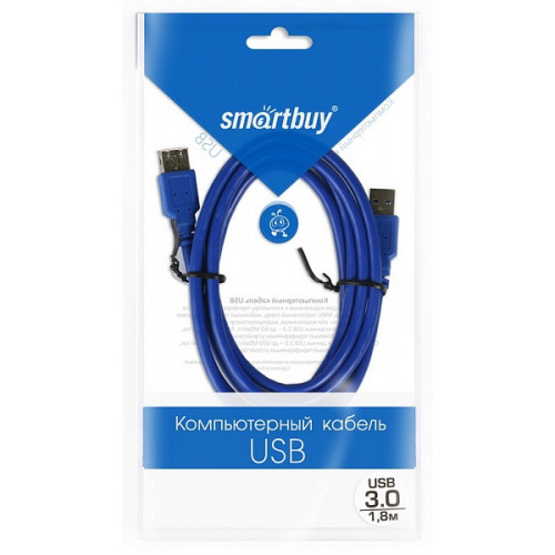 Кабель Smartbuy USB 3.0 Am-Af 1,8 м (К870)