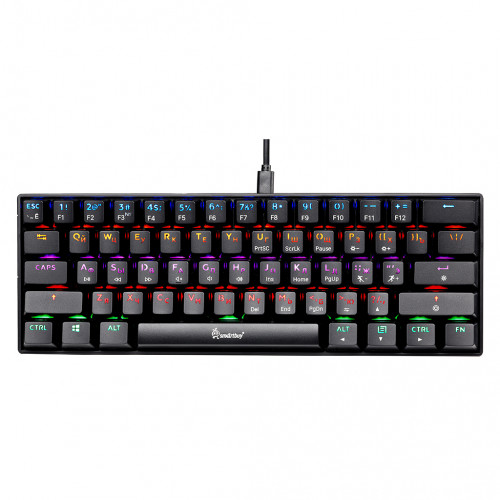 Клавиатура SmartBuy Z46, черная, механическая, 61 keys