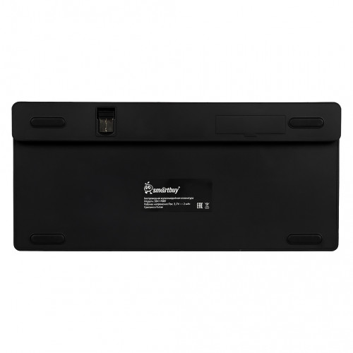 Клавиатура беспроводная мини Smartbuy Z170, Li-Ion, 2.4G+Bluetooth, черная