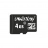 microSDHC карта памяти Smartbuy 4GB Сlass 10 (с адаптером SD)