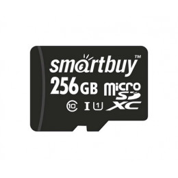 microSDXC карта памяти Smartbuy 256GB UHS-1 Class 10 (без адаптера)