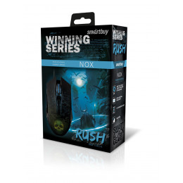 Мышь игровая проводная RUSH Nox 734G-K, Smartbuy