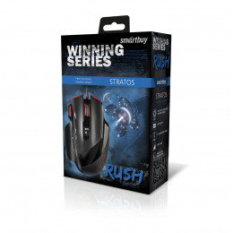Мышь проводная игровая RUSH Strato 740G-K, Smartbuy