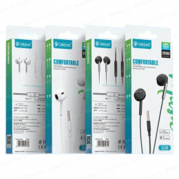 Наушники Celebrat G28 с микрофоном, черные