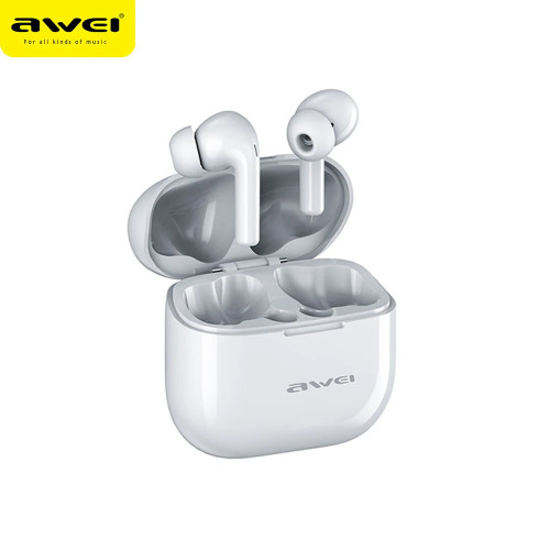 Наушники TWS AWEI T1 Pro белые (BT5.3)