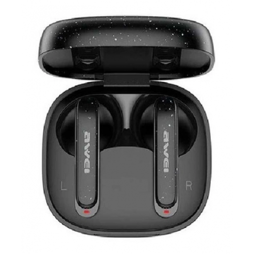 Наушники TWS AWEI T66 ENC черные (BT5.3)
