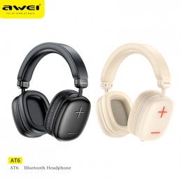 Наушники полноразмерные AWEI AT6 (BT V5.3) black