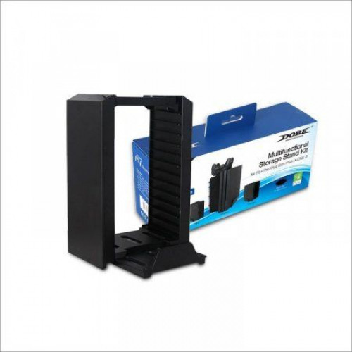 PS-4 Стенд DOBE PS4 Multifunctional Storage Stand Kit (TP4-025) + Зарядная станция PS4 DOBE Dual Cha