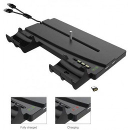 Подставка для вертикальной установки консоли + зарядная станция OIVO (IV-P5238) (PS5)