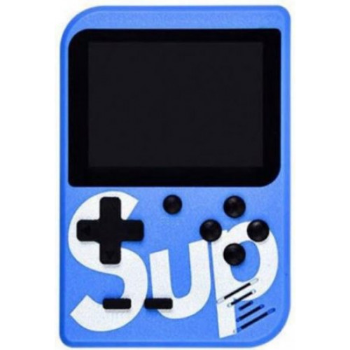 Портативная игровая приставка Retro FC SUP XH-166 (400 в 1) + 400 встроенных игр (Синяя) 8 bit