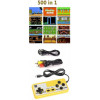 Портативная игровая приставка Retro FC Plus 500in-1 Yellow