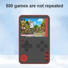 Портативная игровая приставка Retro Ultra Slim K10 (500 в 1) + 500 встроенных игр (Красная) 8 bit