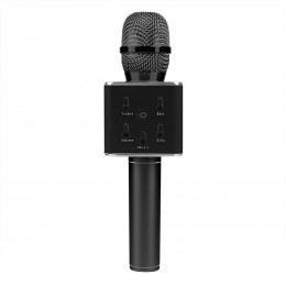 Микрофон беспроводной с колонкой караоке Q7-3 кейс