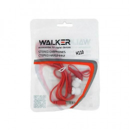 Наушники WALKER H110, (Красный)