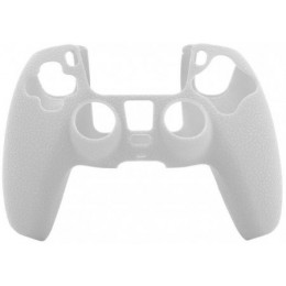 Силиконовый чехол для геймпада Playstation DualSense Белый P5-005B (PS5)