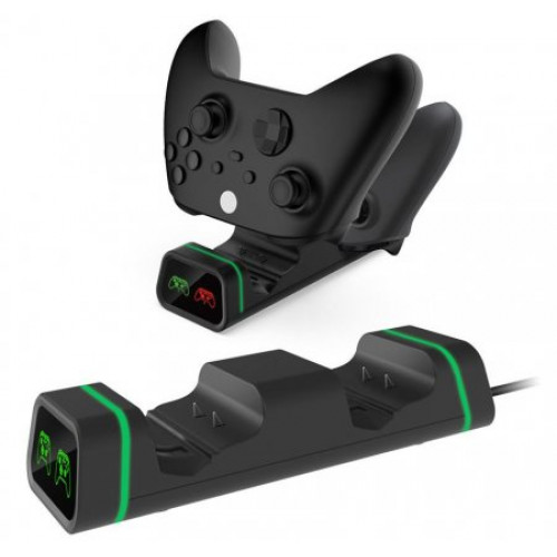 XBox Series X/S Charging Stand Dual Controller +Battery pack Black