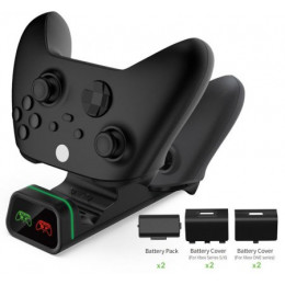 XBox Series X/S Charging Stand Dual Controller +Battery pack Black
