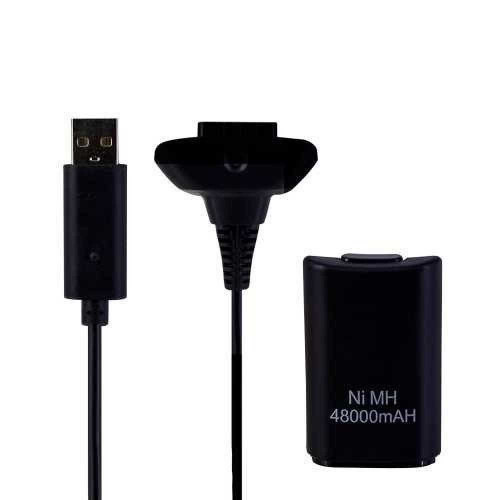 Зарядное устройство Play & Charge Kit Black 4800mAh
