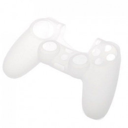 Защитный силиконовый чехол для геймпада Sony Dualshock 4 (Белый)