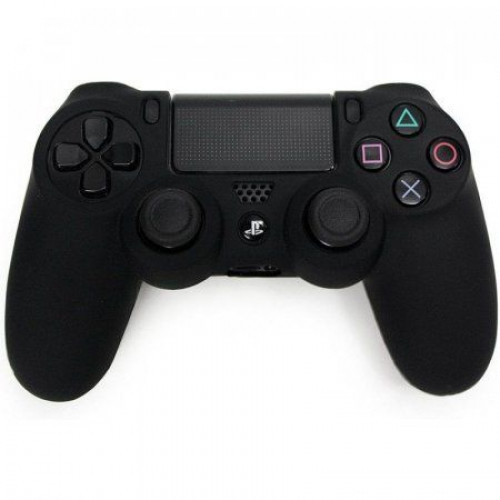 Защитный силиконовый чехол для геймпада Sony Dualshock 4 (Чёрный)