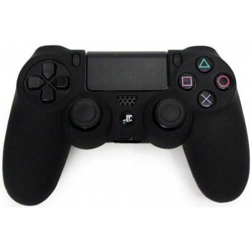 Защитный силиконовый чехол для геймпада Sony Dualshock 4 (Чёрный)