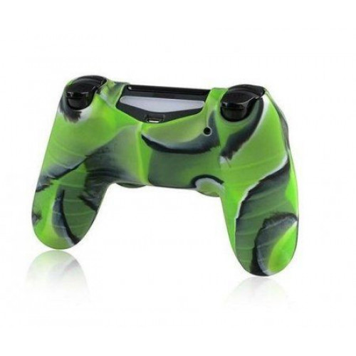 PS 4 Controller Silicon Case Camouflage Green