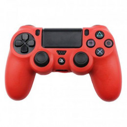 Защитный силиконовый чехол для геймпада Sony Dualshock 4 (Красный)