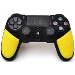 Защитный силиконовый чехол для геймпада Non-Slip Sony Dualshock 4 (Чёрно-жёлтый)