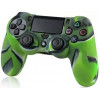 PS 4 Controller Silicon Case Camouflage Green