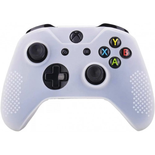 Защитный силиконовый чехол (Non-Slip) для геймпада Microsoft Xbox Белый (Series X/S)