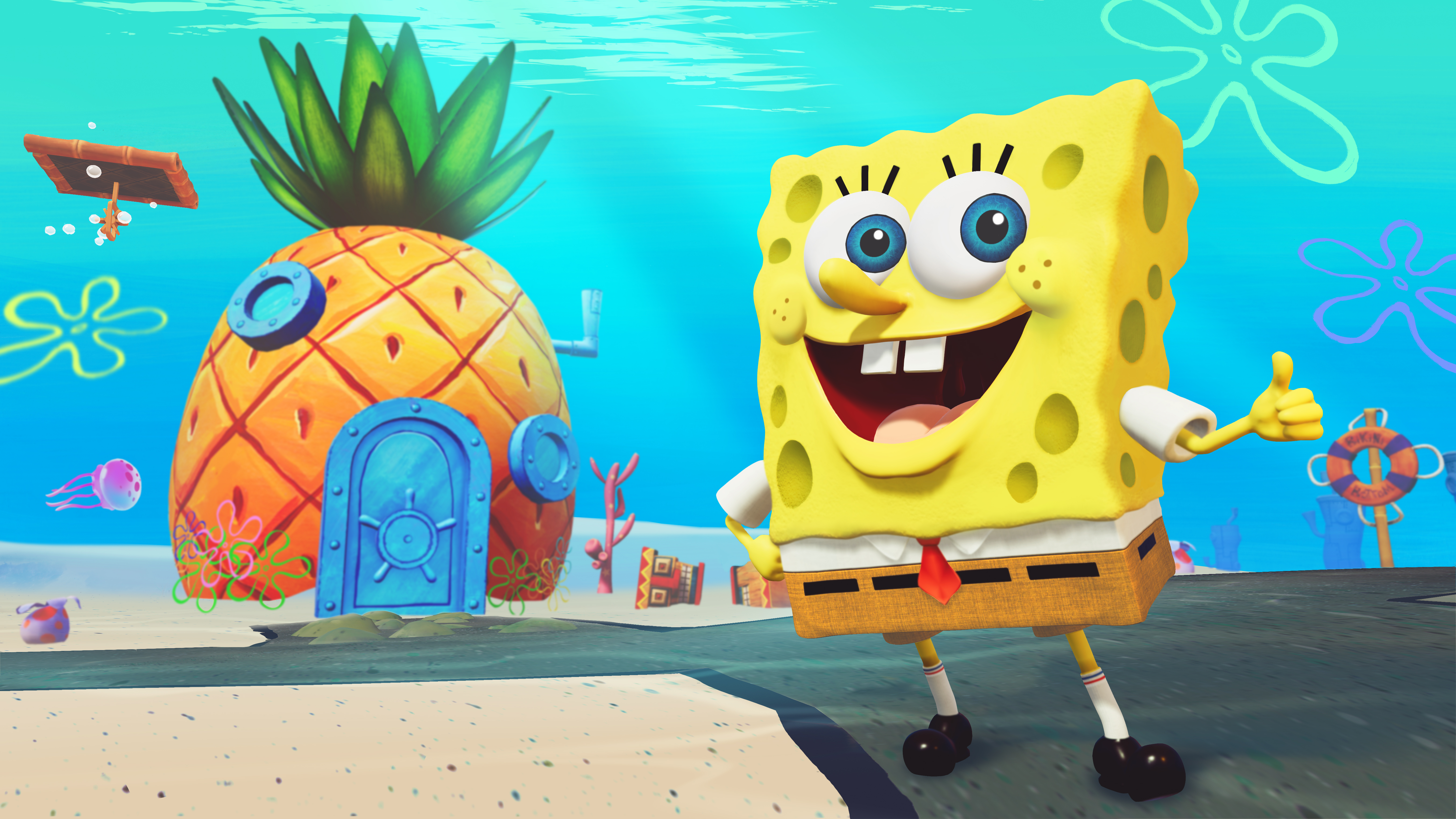 Большие игры губки боба. Spongebob Squarepants: Battle for Bikini bottom - rehydrated. Губка Боб квадратные штаны битва за бикини Боттом. Губка Боб батл фор бикини Боттом. Игра губка Боб Battle for Bikini bottom rehydrated.